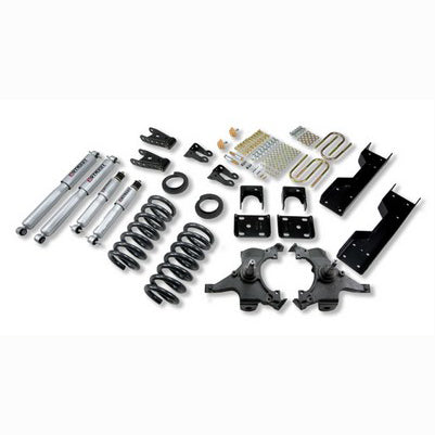 1992-98 C1500 reg cab (exc 454SS) 4 or 5 inch Front/6 or 7 inch Rear lowering kit With SP Shocks