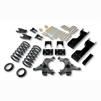 1988-98 C1500 Ext Cab 4 or 5 inch Front/6 or 7 inch Rear lowering kit W/O Shocks