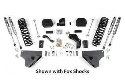 2014-18 Ram 2500 Diesel w/rear coils 4 inch radius arm drop lift kit, NX2 shocks