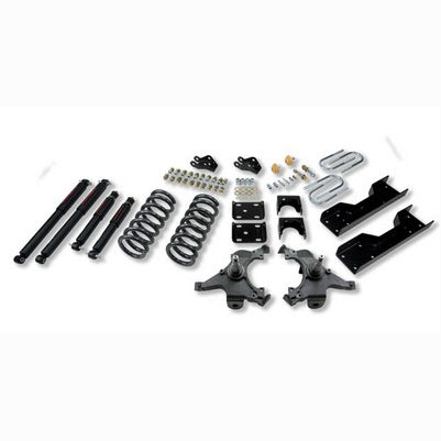 1990-94 Silverado 454 SS Only or 1988-98 Chevrolet Silverado/Sierra C2500 6 lug only 4 or 5 inch Front/6 inch Rear lowering kit with ND Shocks