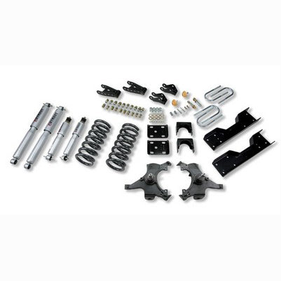 1990-94 Silverado 454 SS Only or 1988-98 Chevrolet Silverado/Sierra C2500 6 lug only, 4 or 5 inch front / 7 inch Rear Lowering Kit w/SP shocks