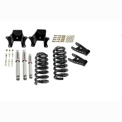 1973-87 C10 2 inch Front/4 inch Rear lowering kit With SP Shocks