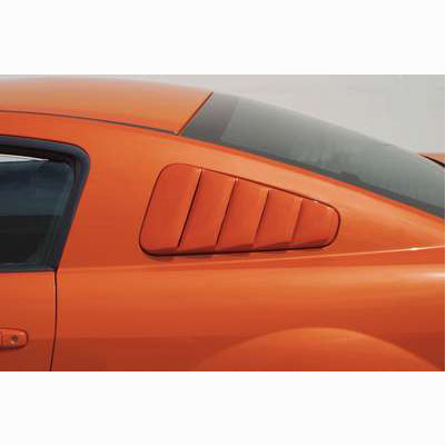 2005-09 Mustang rear side window louvers, Gen 2