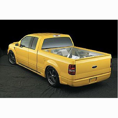 F150 04-08 SIDE SKIRT KIT- SUPER CAB WITH STANDARD SHORT BED URETHANE
