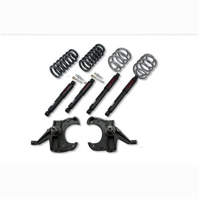 1971-72 C10 4 inch Front/5 inch Rear lowering kit With ND2 Shocks