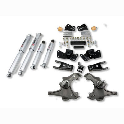 1997-00 C2500/3500 Crew Cab (inc Dually) 3 inch Front/4 inch Rear lowering kit With SP Shocks