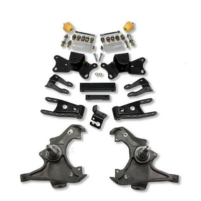 1997-00 C2500/3500 Reg and Ext Cab (inc Dually) 3 inch Front/4 inch Rear lowering kit W/O Shocks
