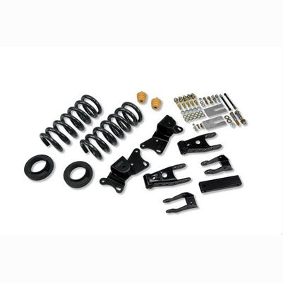 1990-96 C2500 8 lug/C3500 Ext and Crew Cab 1 or 2 inch Front/4 inch Rear lowering kit W/O Shocks