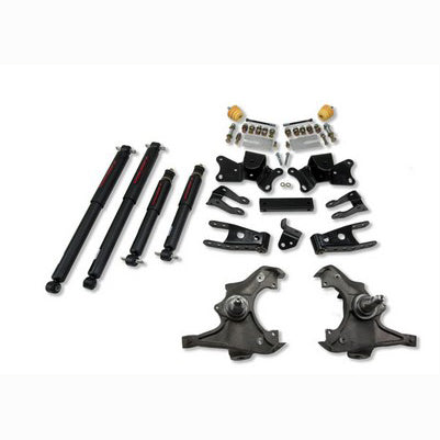 1988 only Silverado/Sierra C3500 (Ext Cab, Dually) 3 inch F/4 inch R drop w/shocks Lowering Kit