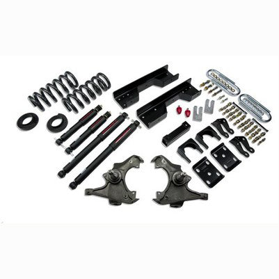 1988 only Silverado/Sierra C3500 (Ext Cab, Dually) 4 inch or 5 inch F/8 inch R drop w/shocks, Lowering Kit