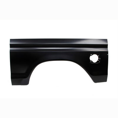 Bedside Repair Panel w/ Square Gas Hole - LH - 77-79 Ford F100 F150 F250 Styleside