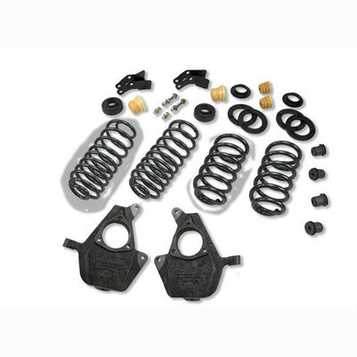 2007-14 Tahoe, Yukon, XL, Suburban, 07-13 Avalanche 2wd (with or w/o OE Autoride) 3 or 4 inch front/3 or 4 inch Rear lowering kit w/o Shocks