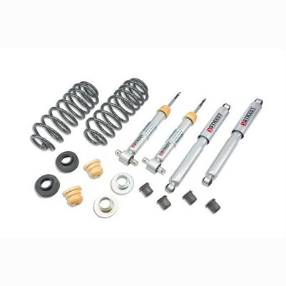 2007-14 Suburban, Yukon XL, 2007-13 Avalanche 2wd/4wd w/o OE autoride rear shocks 0 to 2 inch Front/1 or 2 inch Rear Lowering Kit, With SP Shocks