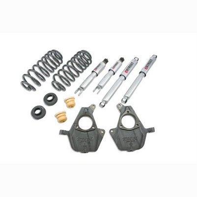 2000-06 Avalanche w/o OE premium shocks (2wd/4wd) 2 inch Front/2 or 3 inch Rear lowering kit With Sp Shocks