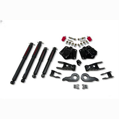 1995-99 Tahoe/Yukon (4WD,4DR) 1992-94 Blazer (4WD,4DR) 1 inch or 3 inch F/4 inch R drop w/shocks Lowering Kit