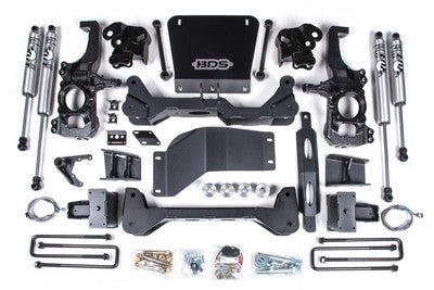 2020-24 Silverado/Sierra 2500/3500HD 5 inch high clearance lift kit with Fox Shocks (with overload leafs)