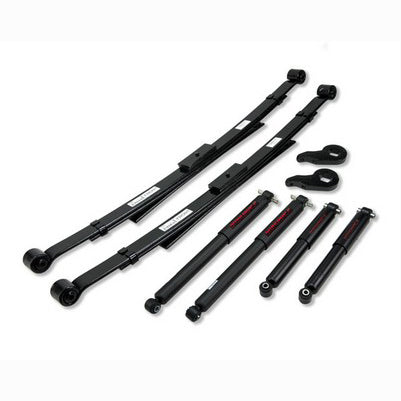 1992-99 Tahoe/Yukon (4WD,2DR) 1 inch or 3 inch F/3.5 inch R drop w/shocks Lowering Kit