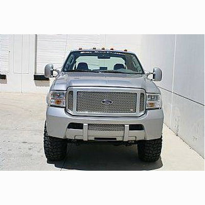 2005-07 Superduty w/Street Scene 950-70829 bumper cover Black Chrome valence grille insert