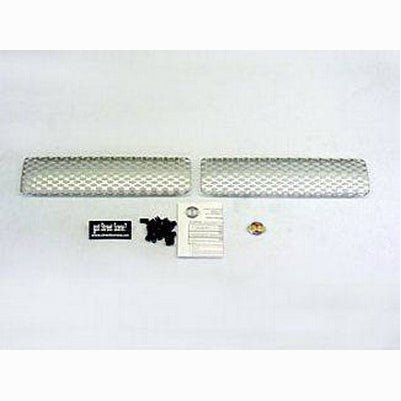 1994-01 Dodge Ram w/ Street Scene bumper cover Speed grill inserts, brushed