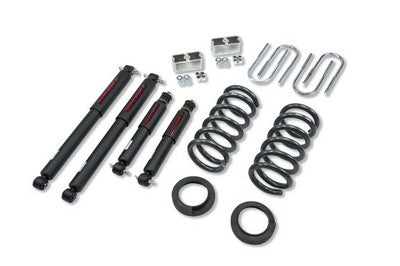1996-03 Isuzu Hombre 6 cyl. (2WD) 2 inch or 3 inch F/2 inch R drop w/shocks Lowering Kit