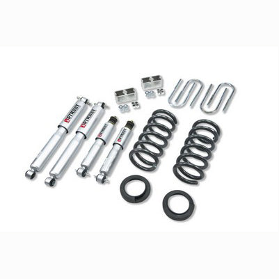 1996-03 Isuzu Hombre 6 cyl. (2WD) 2 inch or 3 inch F/2 inch R drop ,Lowering Kit, With Sp Shocks