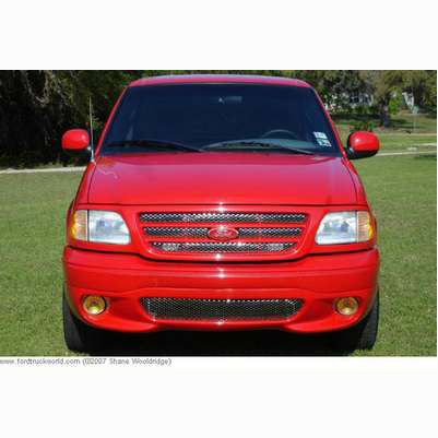 1999-02 Expedition, 1999-03 F150 with Street Scene Gen 2 valance lower Speed grill insert, brushed