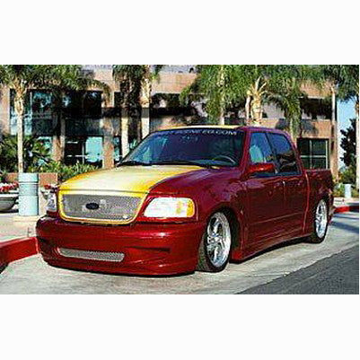 1999-02 Expedition, 1999-03 F150 with Street Scene Gen 3 valance lower Speed grill insert, brushed