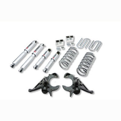 1996-03 Isuzu Hombre 4 cyl. (2WD) 3 inch F/3 inch R drop ,Lowering Kit, With Sp Shocks