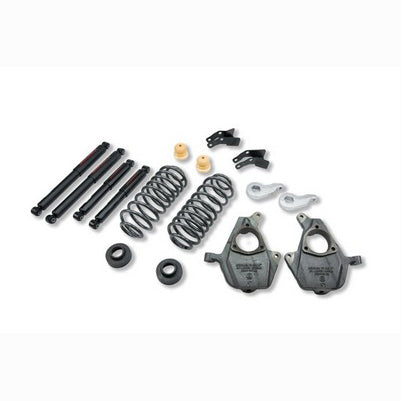 2000-06 Avalanche Z66 2wd (without OE Premium Ride) 3 or 4 inch Front/4 or 5 inch Rear lowering kit with ND2 Shocks