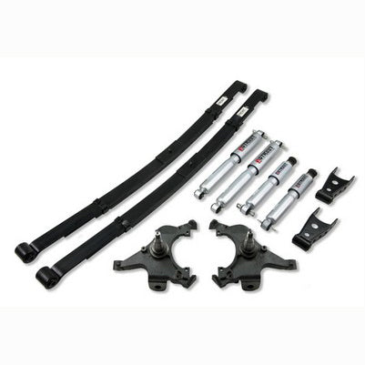 1992-99 Suburban (2WD) 2 inch F/4 inch R drop ,Lowering Kit, With Sp Shocks