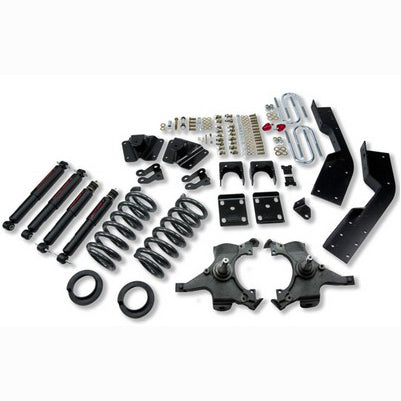 1995-99 Suburban (2WD) 4 inch or 5 inch F/7 inch R drop w/shocks Lowering Kit