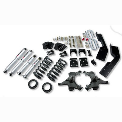 1995-99 Suburban (2WD) 4 inch or 5 inch F/7 inch R drop ,Lowering Kit, With Sp Shocks