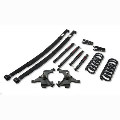 1992-94 Suburban Half Ton (2WD) 1992-98 Suburban 3/4 Ton(2WD) 3 inch F/4 inch R drop w/shocks Lowering Kit