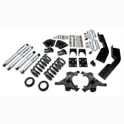 1992-94 Suburban Half Ton (2WD) 4 inch or 5 inch F/7 inch R drop Lowering Kit, With Sp Shocks