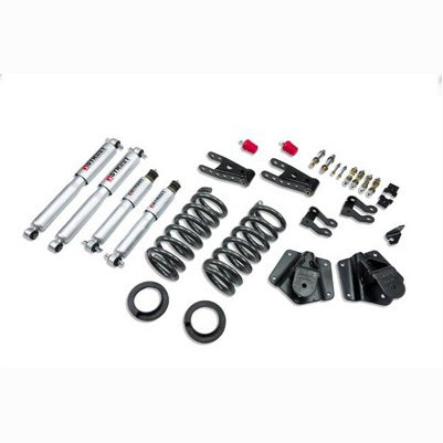 1995-99 Tahoe/Yukon (4DR only) 2 inch or 3 inch F/4 inch R drop W/ Street Performacne Shocks Lowering Kit, With Sp Shocks