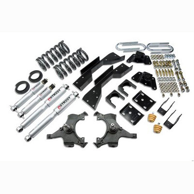 1995-99 Tahoe/Yukon (2DR only) 4 inch or 5 inch F/5.5 inch R drop ,Lowering Kit, With Sp Shocks