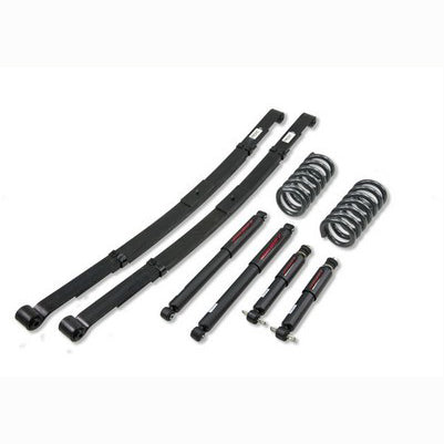 1998-03 Dodge Durango 2 inch F/2 inch R drop w/shocks Lowering Kit