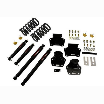 1997-04 Dodge Dakota (all engines) 2 inch F/4 inch R drop w/shocks Lowering Kit