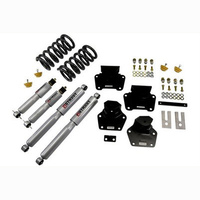 1997-04 Dodge Dakota (all engines) 2 inch F/4 inch R drop ,Lowering Kit, With Sp Shocks