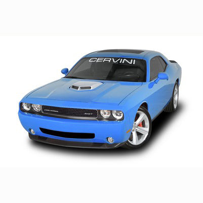 2008-23 Challenger R/T & SRT8 Shaker Hood Kit, Silver Scoop
