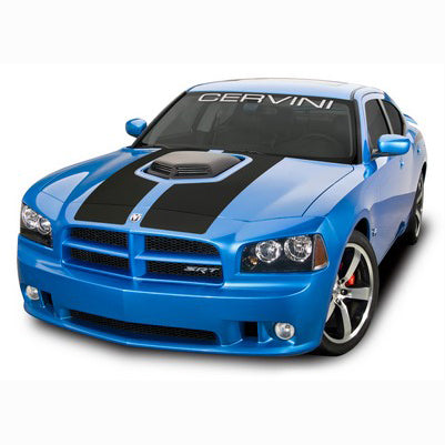 2006-10 Charger R/T & SRT8 Shaker Hood Kit, Matte Black Scoop