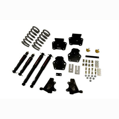 1987-90 Dodge Dakota (Std Cab, V8) 4 inch F/4 inch R drop w/shocks Lowering Kit
