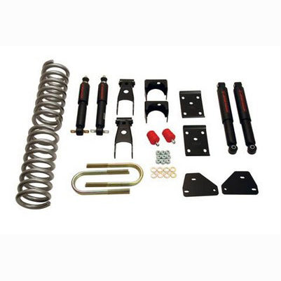 2006-08 Ram 1500 Std/Quad Cab 2 inch Front/5 inch Rear lowering kit with ND2 shocks