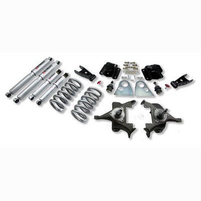 1994-99 Ram 1500 (Std Cab, V8, Auto Trans Only) 3 inch Front/4 inch Rear lowering kit With SP Shocks