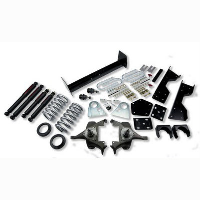 1994-99 Ram 1500 (Std Cab, V8, Auto Trans Only) 4 or 5 inch Front/6 inch Rear lowering kit With ND2 Shocks