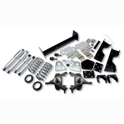 1994-99 Ram 1500 (Std Cab, V8, Auto Trans Only) 4 or 5 inch Front/6 inch Rear lowering kit With SP Shocks