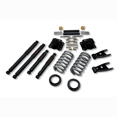 1994-99 Ram 1500 Ext Cab, V8, Auto Trans Only 2 or 3 inch Front/4 inch Rear lowering kit With ND2 Shocks