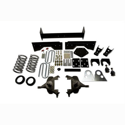 1994-99 Ram 1500 (Ext Cab, V8, Auto Trans Only) 4 or 5 inch Front/6 or 7 inch Rear lowering kit W/O Shocks