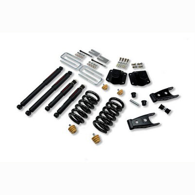 1994-02 Ram 3500 (V10 & Diesel) 3 inch F/4 inch R drop w/shocks Lowering Kit