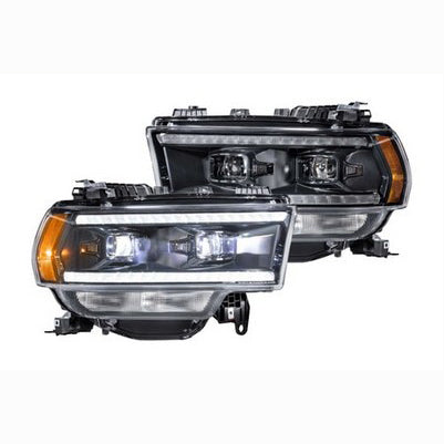 XB Hybrid LED Headlights: Dodge Ram HD (2019+) (Pair / ASM)